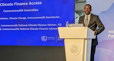 Mx at COP 27 speaking