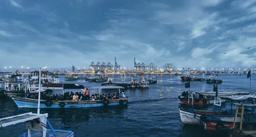 Harbour in Pakistan