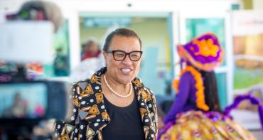 Commonwealth Secretary-General, The Rt Hon Patricia Scotland KC, arrives in Trinidad and Tobago