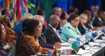Uzoamaka Nwamarah is an Adviser on Climate Change at the Commonwealth Secretariat, where she is responsible for providing strategic leadership and technical oversight on the Commonwealth NDC Programme, along with gender and youth mainstreaming. 