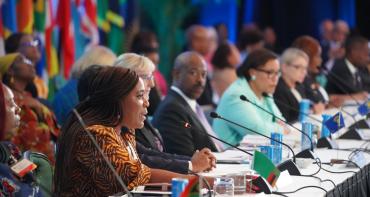 Uzoamaka Nwamarah is an Adviser on Climate Change at the Commonwealth Secretariat, where she is responsible for providing strategic leadership and technical oversight on the Commonwealth NDC Programme, along with gender and youth mainstreaming. 