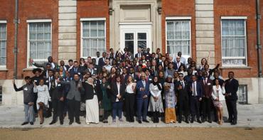 A group photo of Commonwealth youth leaders