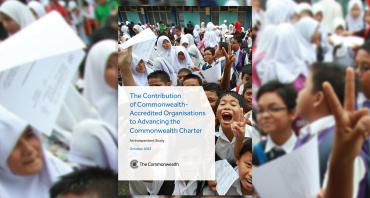 Cover image of the Collective Contribution of Commonwealth-Accredited Organisations