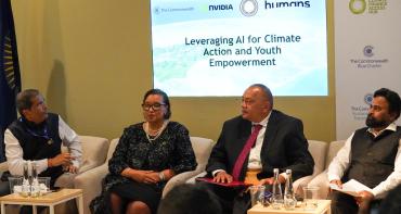 The Panel on the Leveraging AI for Climate Action and Youth Empowerment event