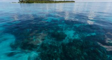 An island in Belize