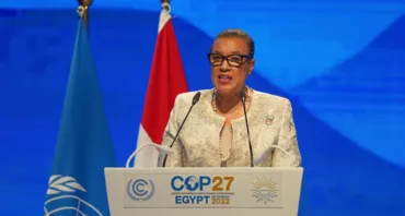 Commonwealth Secretary-General, The Rt Hon Patricia Scotland KC, speaking at the high-level segment at COP27