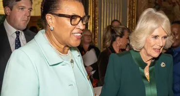 The Commonwealth Secretary-General, the Rt Hon Patricia Scotland, and Her Majesty The Queen
