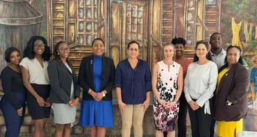 Participants at a workshop on blended microfinancing in Antigua and Barbuda