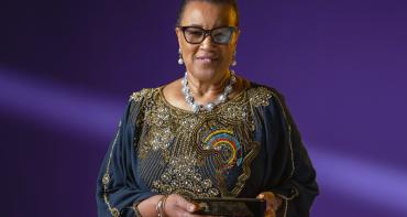 The Commonwealth Secretary-General with award for championing prosperity across Africa