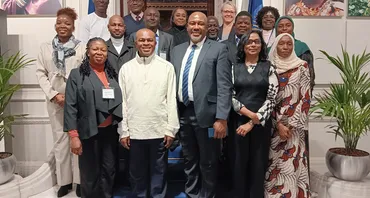 Participants at the training workshop on the Commonwealth Meridian