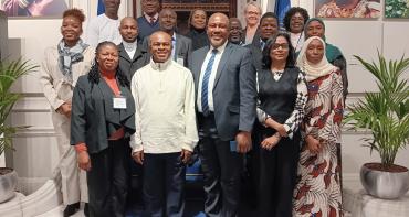 Participants at the training workshop on the Commonwealth Meridian