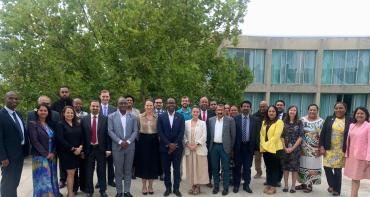 Delegates at the Commonwealth Climate Finance Access Hub Pacific regional meeting