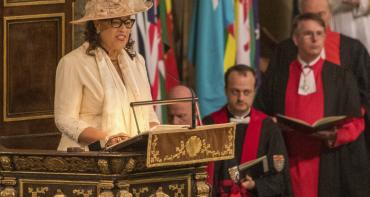 The Rt Hon Patricia Scotland KC, Commonwealth Secretary-General at Westminster Abbey on Commonwealth Day 2023