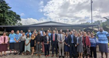 Climate Finance training participants in Fiji