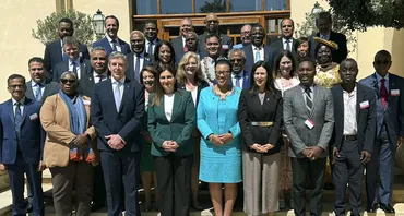 Delegates at the Commonwealth Ocean Ministers Meeting in Cyprus