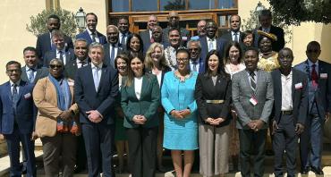 Delegates at the Commonwealth Ocean Ministers Meeting in Cyprus