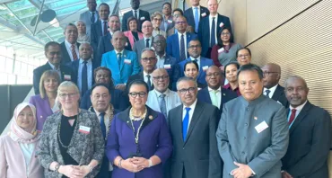 Family photo of ministers at CHMM