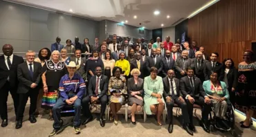 Family photo of ministers at the 11th Commonwealth Sports Ministers Meeting