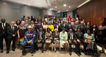 Family photo of ministers at the 11th Commonwealth Sports Ministers Meeting