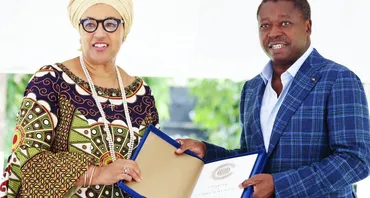 The-Commonwealth-Secriat-with-President Faure Gnassingbé