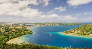 Bird's eye view of Tonga