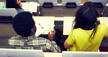lecturers being trained at a university seminar