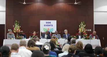 Panel at the trade and finance side event
