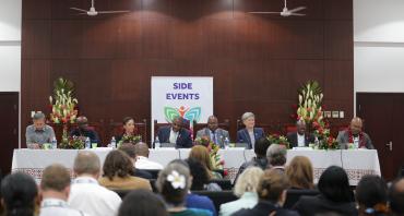Panel at the trade and finance side event