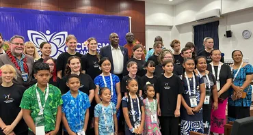 Children at CHOGM Samoa 2024