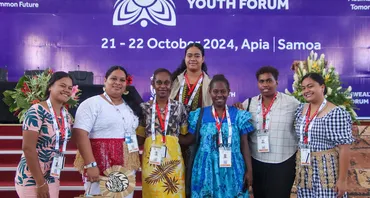 Young people at CHOGM 2024