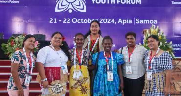 Young people at CHOGM 2024