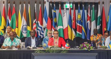 Leaders at the Commonwealth Ministerial Meeting on Small States