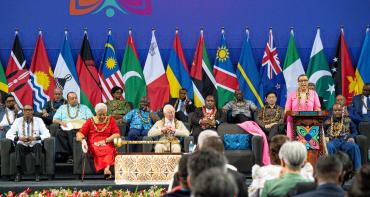 Commonwealth leaders at the CHOGM 2024 opening ceremony