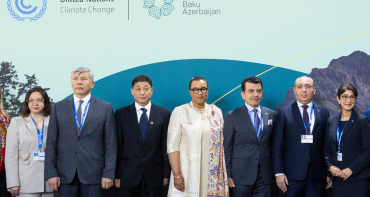 Commonwealth Secretary-General at the space leaders summit at COP29