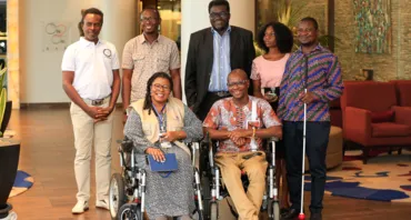 Grace and team at Ghana election