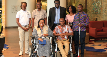 Grace and team at Ghana election