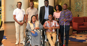 Grace and team at Ghana election