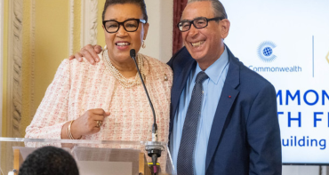 Commonwealth Secretary-General, the Rt Hon Patricia Scotland KC and Khalili