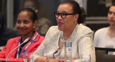 Commonwealth Secretary-General, the Rt Hon Patricia Scotland KC, speaking at the CARICOM Heads of Government Meeting in Barbados