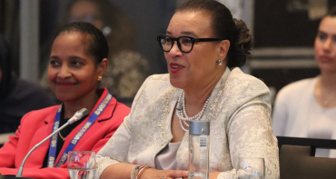 Commonwealth Secretary-General, the Rt Hon Patricia Scotland KC, speaking at the CARICOM Heads of Government Meeting in Barbados