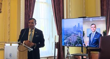 Professor Luis Franceschi, the Commonwealth Secretariat’s Assistant Secretary-General