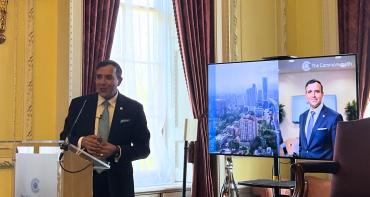 Professor Luis Franceschi, the Commonwealth Secretariat’s Assistant Secretary-General