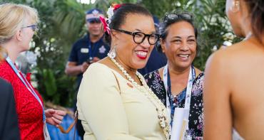 The Commonwealth Secretary-General, the Rt Hon Patricia Scotland KC