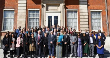 Group photo of representatives who attended the Commonwealth Advisory Committee on Health (CACH) in London