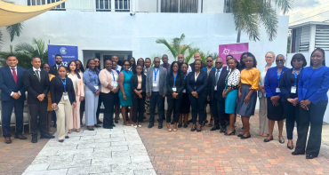 Group photo of participants at the debt management training in Jamaica