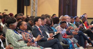 Ministers and delegates at the opening ceremony for the 2025 Commonwealth Business Summit