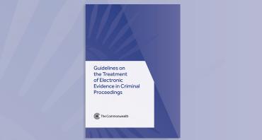 cover image of Guidelines on treatment of electronic evidence