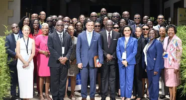 Delegates at the Commonwealth anti corruption conference in Saint Lucia