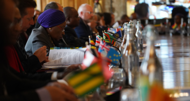 Trade Ministers sat at a table