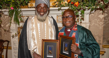 Rev Dr James Movel Wuye and Imam Dr Muhammad Nurayn Ashafa, joint winners of the Commonwealth Peace Prize